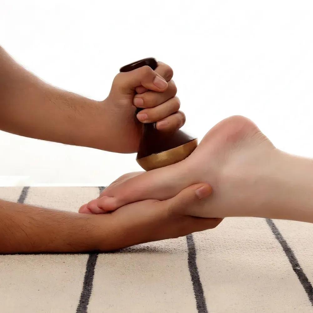 Traditional foot massage therapy